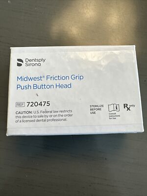 midwest dentsply dental REF 720475 friction grip push button angle