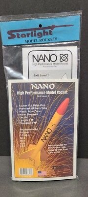 Starlight Nano flying model rocket kit high performance model rocket Sealed 
