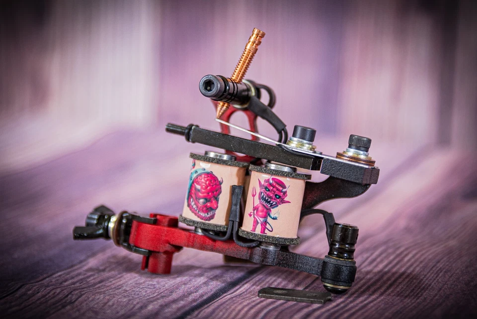 Handmade tattoo machine color packer mag 5-25, Running 95-100 Hz @4.5V Unloaded - Image 3 of 4