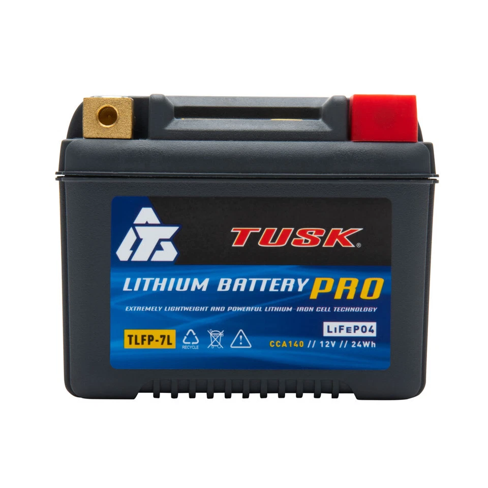 Tusk Lithium Pro Battery TLFP-7L Motorcycle ATV Dirt Bike 1936090001 - Image 2 of 4
