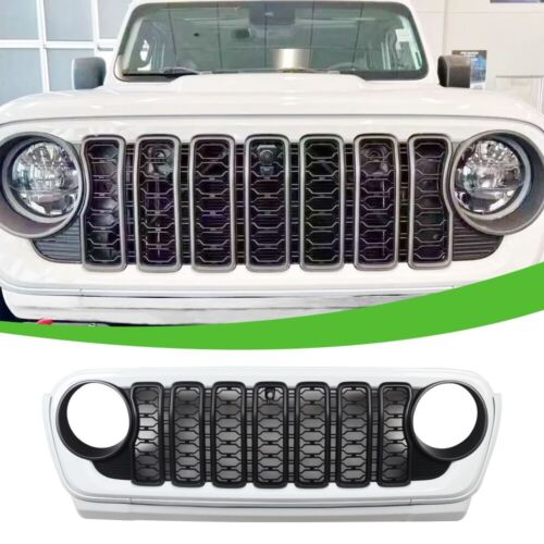 Soldes Grille de calandre pare choc avant pour Jeep Wrangler JL 2018-2023 mise à niveau vers 2024 JL