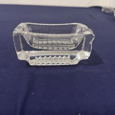 Vintage Pressed Glass Open Salt Cellar 