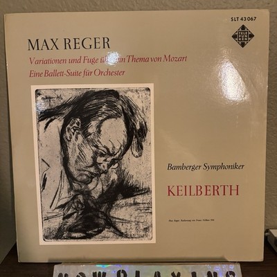 JOSEPH KEILBERTH Max Reger Telefunken Ed1 SLT 43067 GERMANY-1959 LP VG+ Rare