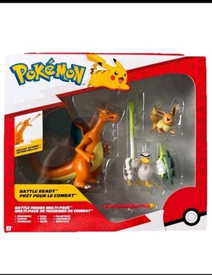 Pokemon Battle Figure Multipack Glurak Porenta Evoli OVP 