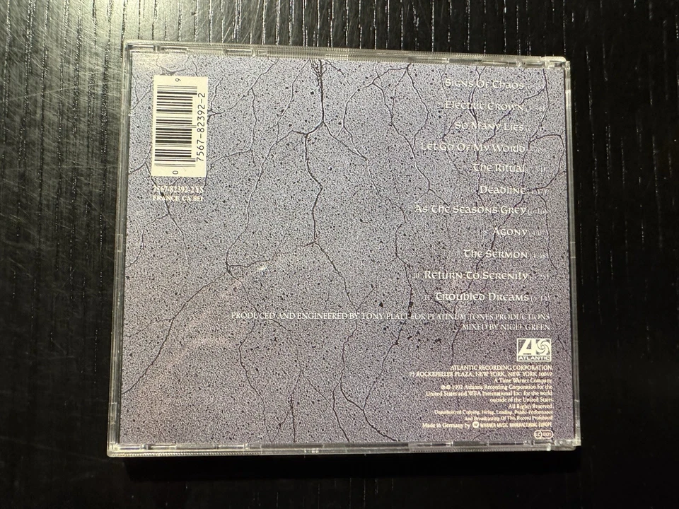 TESTAMENT - The Ritual (CD, Germany, 1992) MINT-/MINT- - Bild 2 von 4