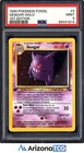 Pokemon 1999 Gengar 5/62 Holo 1st Edition Fossil PSA 9