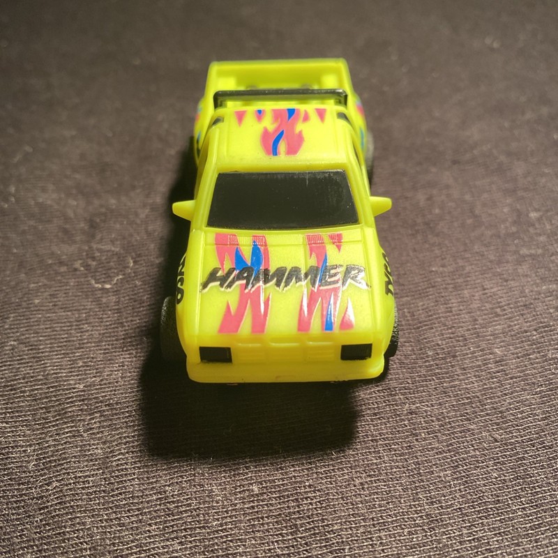 Tyco Electric HO Scale Slot Car. Nissan Truck HAMMER, FAST Speed.