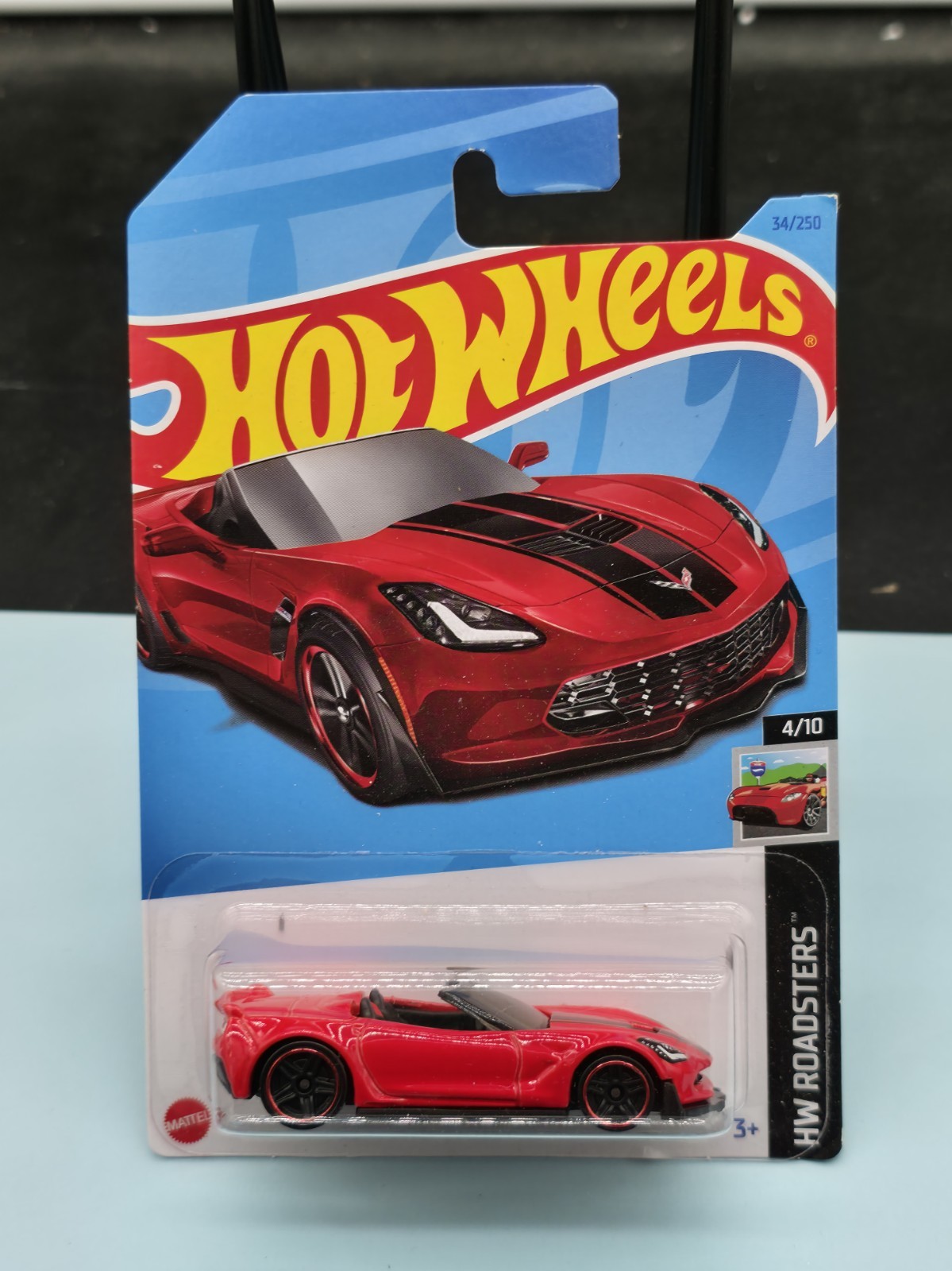 2023 HOT WHEELS - HW Roadsters #4/10 - CORVETTE C7 Z06 CONVERTIBLE / 34/250