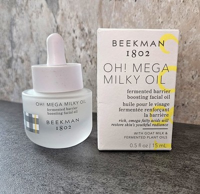 Beekman 1802 Oh! Mega Milky Oil Fermented Barrier Boosting Facial Oil 15mL/.5 oz