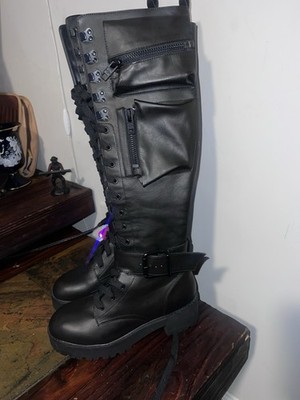 CURRENT MOOD OBSIDIAN POCKET BOOTS women s size 10M
