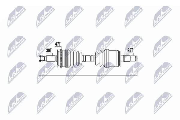 Antriebswelle NTY NPW-MS-000 FüR Triton Mitsubishi L200 4WD KJ0T KL1T KA4T 16V-image