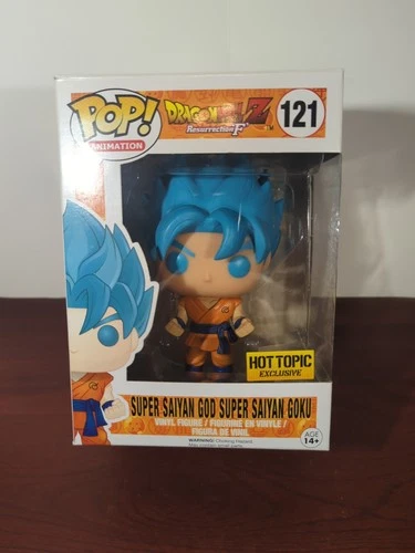 Funko Pop Dragon ball Z 121 Super Saiyan God Goku Hot Topic Exclusive