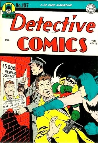 Vintage Detective Comics # 107 -coverless-Golden Age Batman 1946-NO RESERVE!!