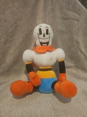 Undertale Sitting Papyrus Skeleton Stuffed Plush Animator Doll
