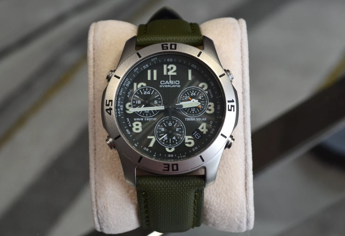 CASIO OVERLAND OVW-600 FIELD WATCH WAVE CEPTOR TOUGH SOLAR 4349