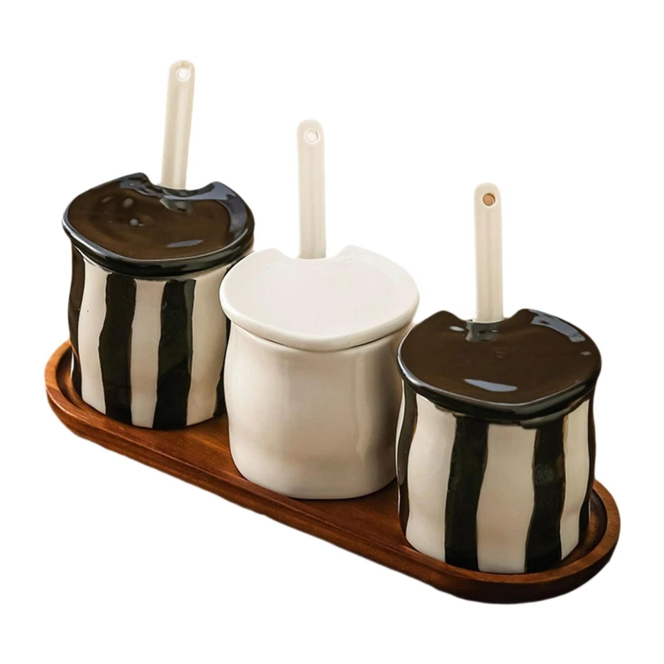 Condiment Jars Sealed Spice Containers for Gifting Kitchen Counter Home - Image 2 of 4