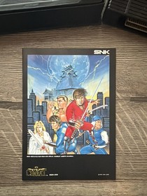 [ AES ] NINJA COMBAT - Side Scrolling Beat em Up - SNK Neo Geo - Complete