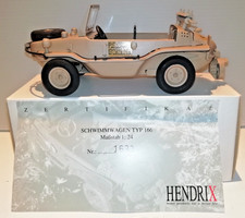 Hendrix Gonio 1:24 Volkswagen galleggiante tipo 166 Wehrmacht militare latta