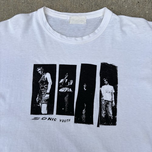T-shirt Vintage Black Flag Logo Bars - Taille L, Style Punk Des Années 80