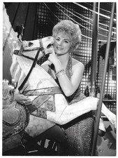 Ann Smyrner Portrait orig. Pressefoto #346 Karusell - Pferd
