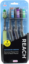 Advanced Design Adult Toothbrush, Firm, 7 Count