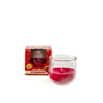 3er Set Chupa Chups Windlichter Strawberry, Erdbeere Duftkerze Outdoor Kerze