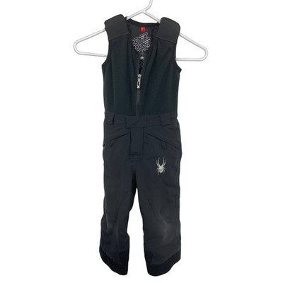 Spyder Kids Black Jumpsuit Snowsuit Unisex Size 4