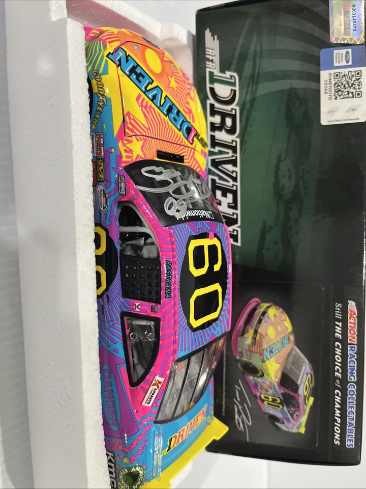 AUTOGRAPHED 2013 TRAVIS PASTRANA #60 Roush Driven Mustang - Image 3 of 4