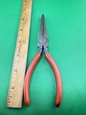 Vintage Utica 86-6 Duck Bill Pliers Flat Nose Made In The Usa Vintage Utica 86-6 Duck Bill Pliers Flat Nose Made In The Usa
