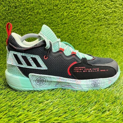 Adidas Dame 7 Extply Mens Size 8 Black Clear Mint Basketball  display picture 3