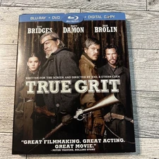 True Grit (NEW SEALED BLURAY + DVD+Digital Copy+FREE Ship Jeff Bridges