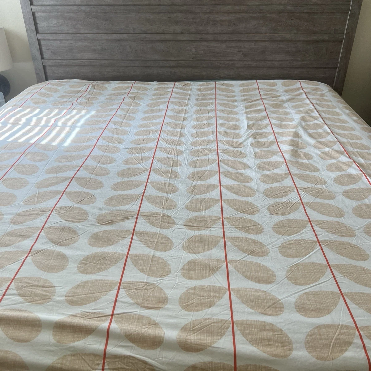 Copripiumino Orla Kiely Scribble Stem Multi, Singolo 135x200cm | 100% Cotone 200 Fili, Motivo Retrò Contemporaneo