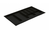 Gtv Axispace Besteckeinsatz Schwarz Besteckkasten Smart 8 FäChern Schubladenein…