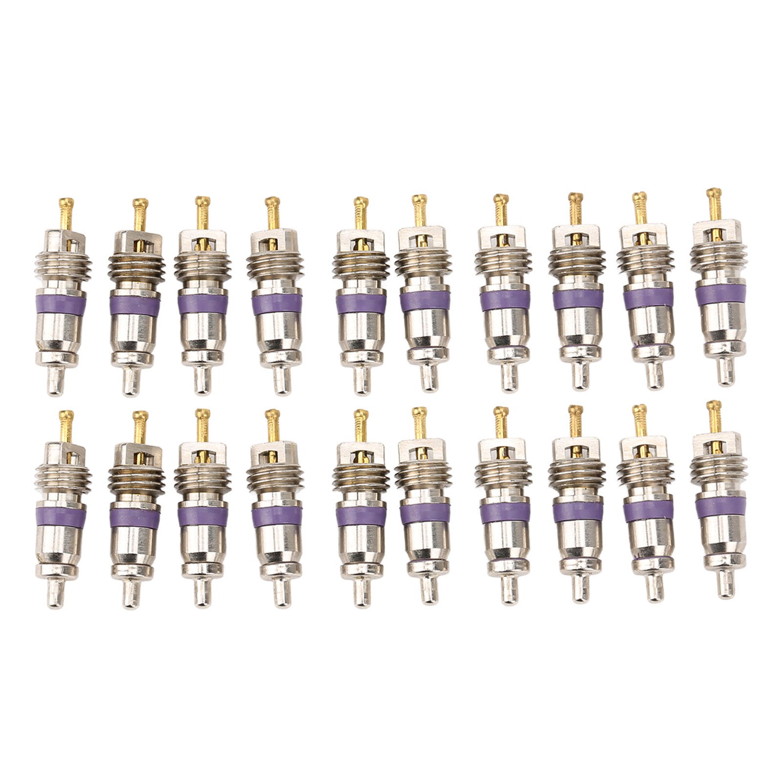 20Pcs Car Air Conditioning Valve Core Strong Texture Replacement For For