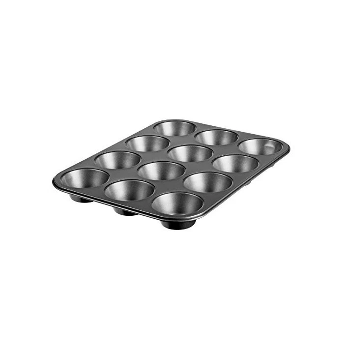 [8505] GastroMax Moule à muffins, en acier au carbone, 12 muffins - Photo 1/1