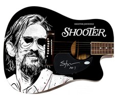 Shooter Jennings Signed "Swagger & Shades" Custom Graphics ACOA