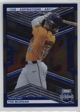 2023 Panini Elite Extra Edition Blue Aspirations 136/349 Tre' Morgan #99 7m3
