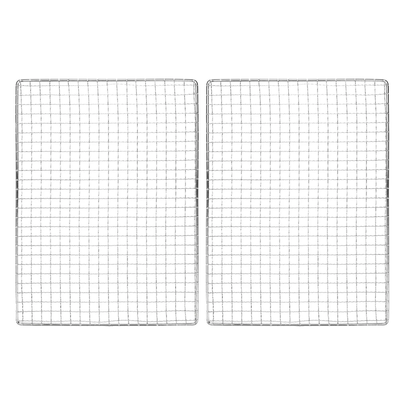 2-Pack Cooling Rack, 12" x 10" Stainless Steel Baking Rack for BBQ/Cooking/Ro...