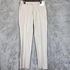 Uniqlo Dress Pants Mens 31x34 Beige Miracle Air Slim Tapered Quick Dry Office