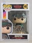 Funko Pop NETFLIX STRANGER THINGS Dustin w/Shield #1463 W/Protector NEW VAULTED