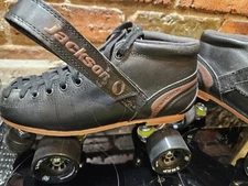 Jackson Competitor F-16 leather speed skate Size 8 Roller Skate Derby - 7 Extra
