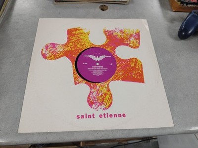 ORIGINAL 12'' VINYL RECORD SAINT ETIENNE ONLY LOVE CAN BREAK MY HEART 1990 EX