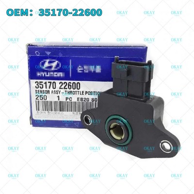 GENUINE Throttle Position Sensor Fits 2000-2010 Hyundai Kia OEM 3517022600     