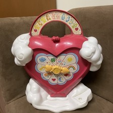 Vintage 1983 Care Bears Care-A-Lot Playset Kenner heart-shaped cloud W Spinner