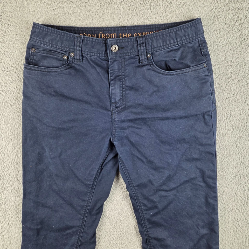 Мужские джинсы Prana Bridger 33x30 (33x29) синие приталенные туристические брюки эластичные - Изображение 2 из 4