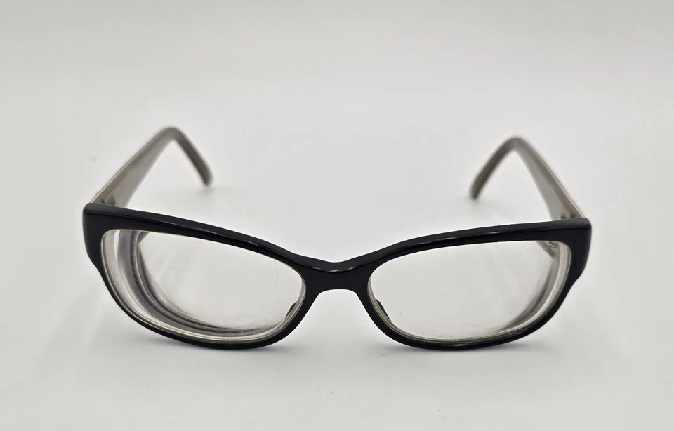 Armações de óculos femininas Gucci GG 3569 L4E preto branco desbotado 135 - Imagem 4 de 4