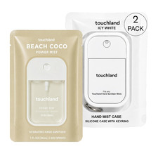 Vacation Mode Set Beach Coco Hydrating Hand Sanitizer & Case | TSA Ready Power M