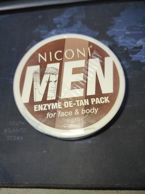 NICONI Men Enzyme De-Tan Pack 300g Face Body Brightening Tan Removal Mask