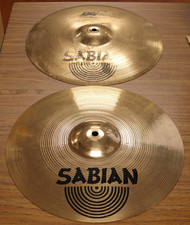 Two sabian b8 pro 14"/36cm medium hi hats