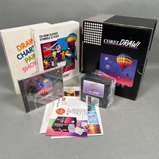 Corel DRAW 3.0 CD-Rom 3.5" Diskettes NEC VTG Big Box Computer Software Manual